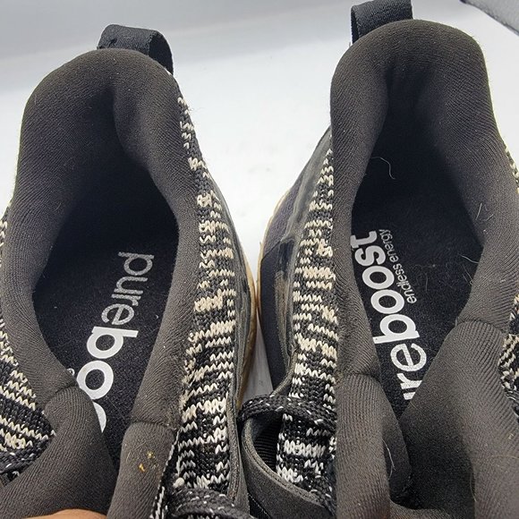 Adidas Pure Boost X Womens All Terrain Running Shoes BY2691 Black Whte Size 8 - Picture 11 of 12